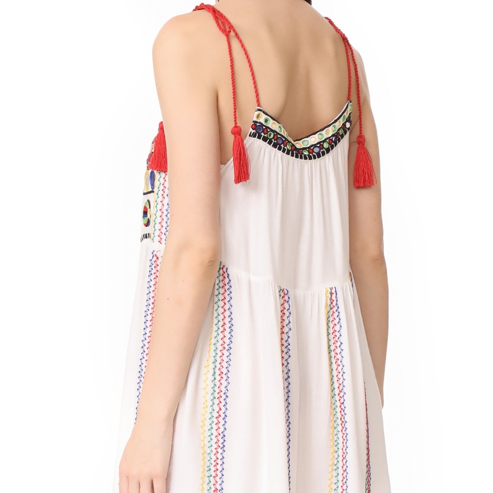 PIA PAURO. Embroidered Swing Tassel Dress! - Picture 5 of 7